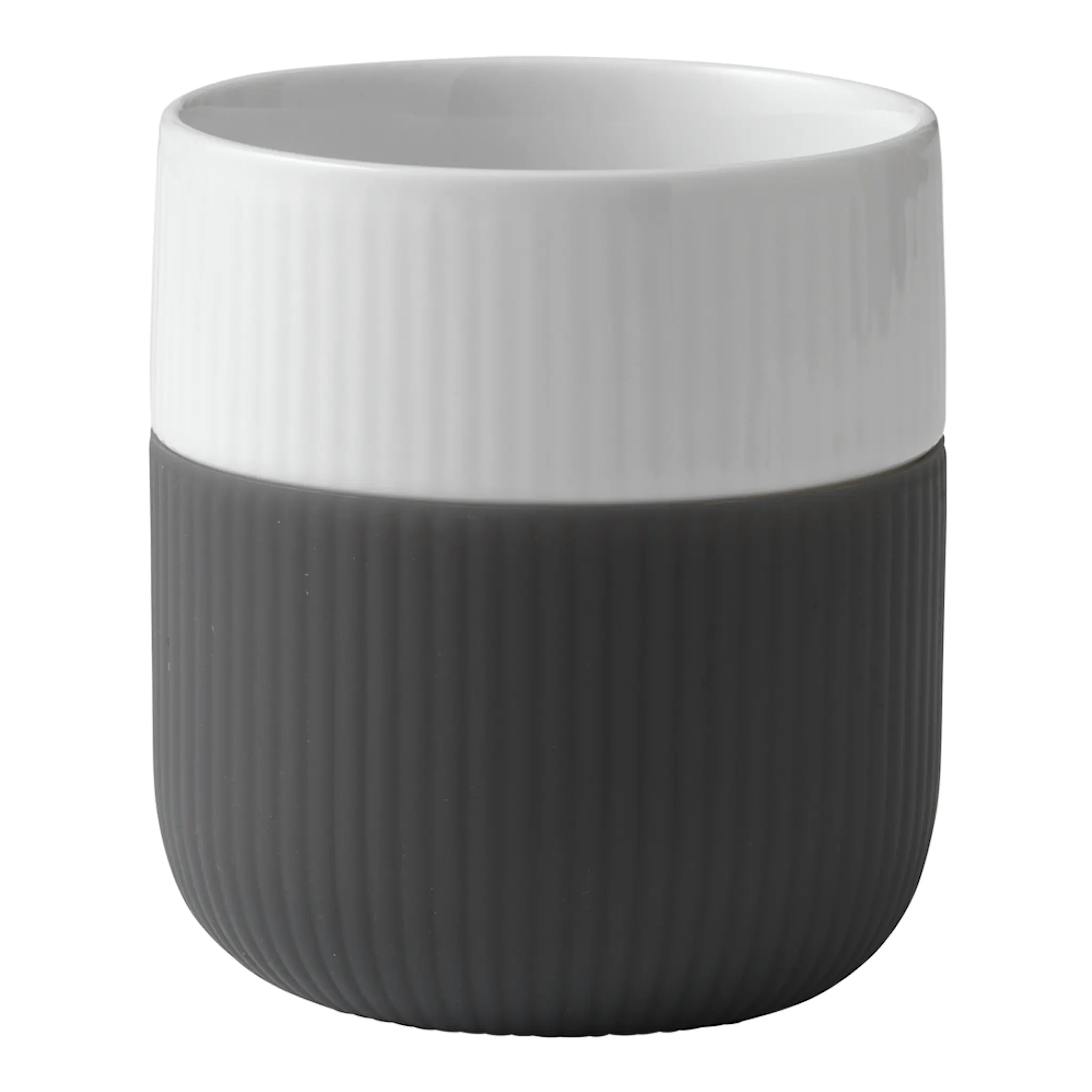 Royal Copenhagen Fluted Contrast Mugg 35 cl Antracit