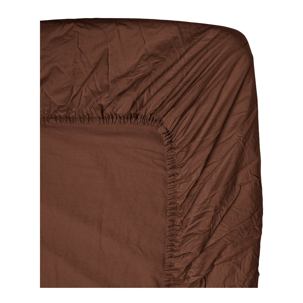 Midnatt Cortado dra-på-lakan 180x200 cm brun