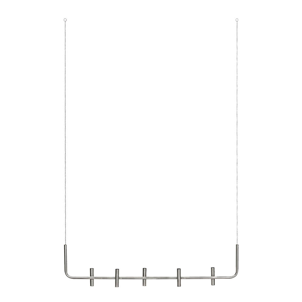 House Doctor Maxi ljusstake i järn 102x26 cm antik silver