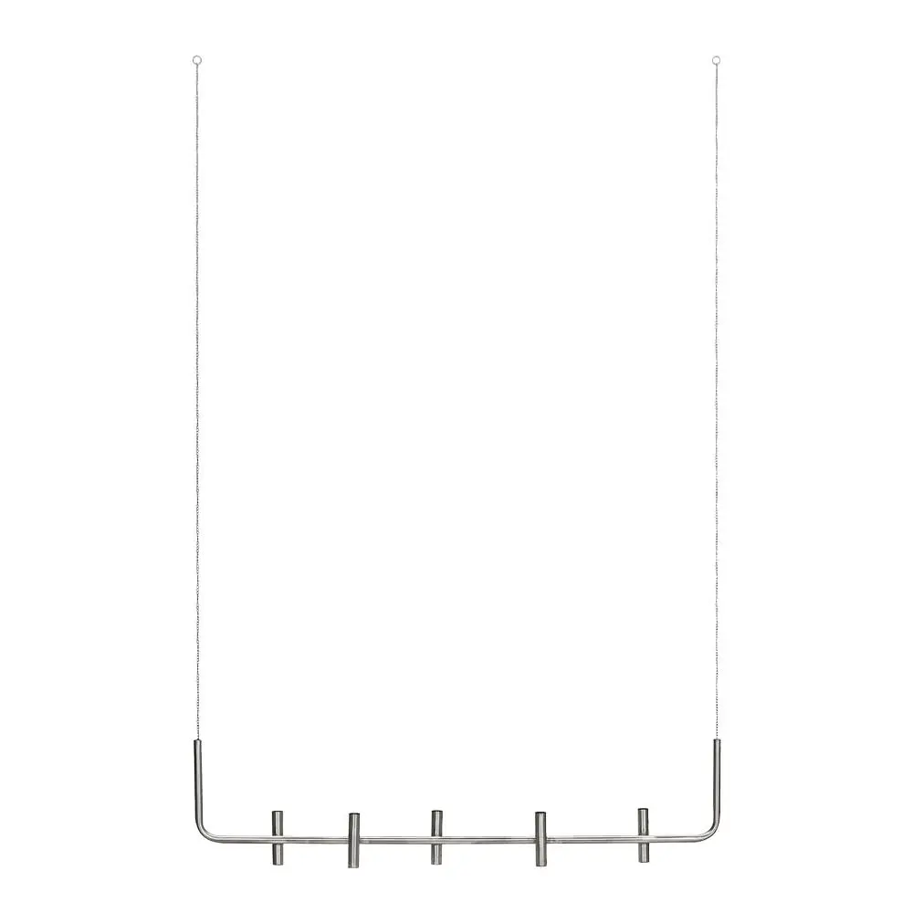 Maxi Kynttilänjalka 102x26 cm Antiikki hopea