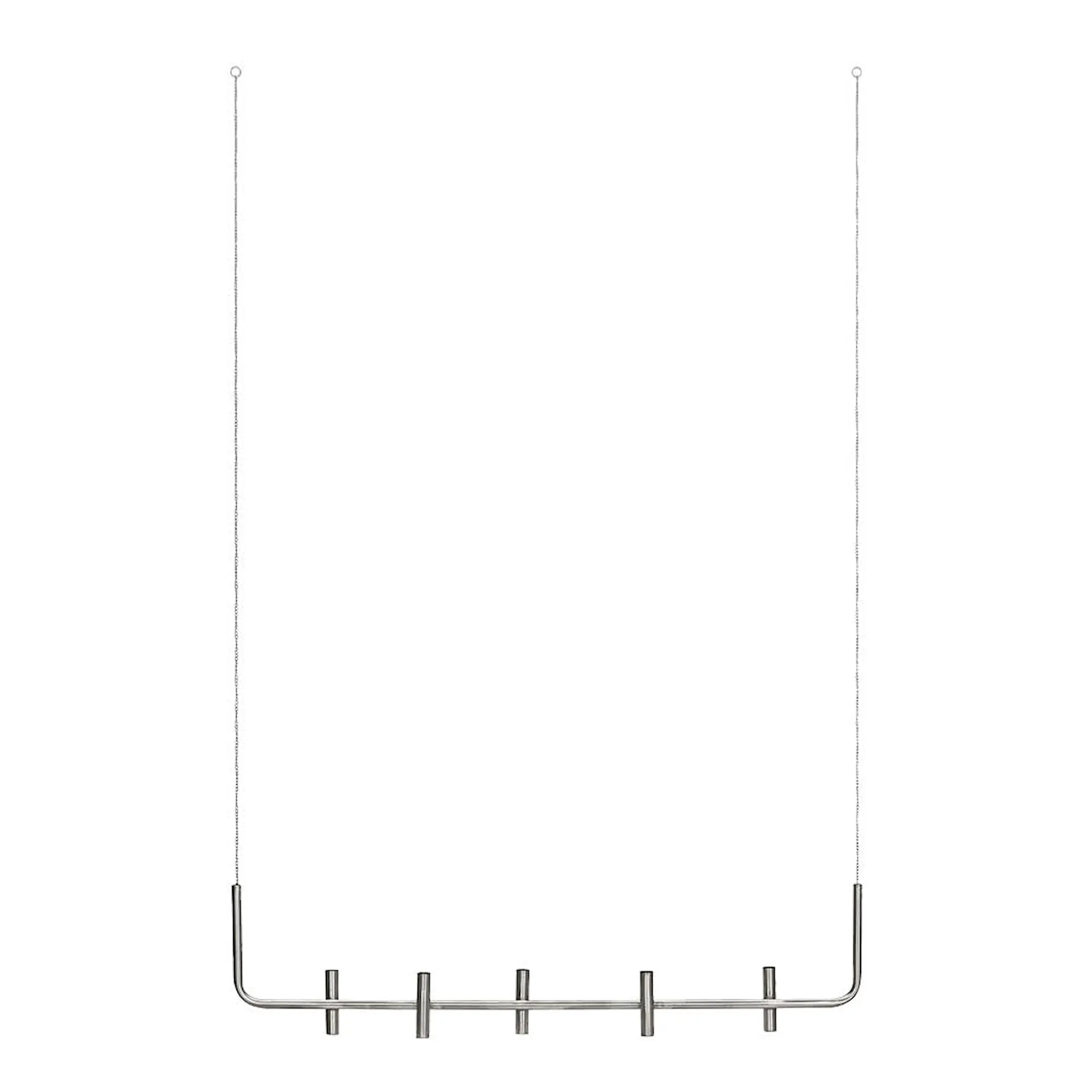 House Doctor Maxi ljusstake i järn 102x26 cm antik silver