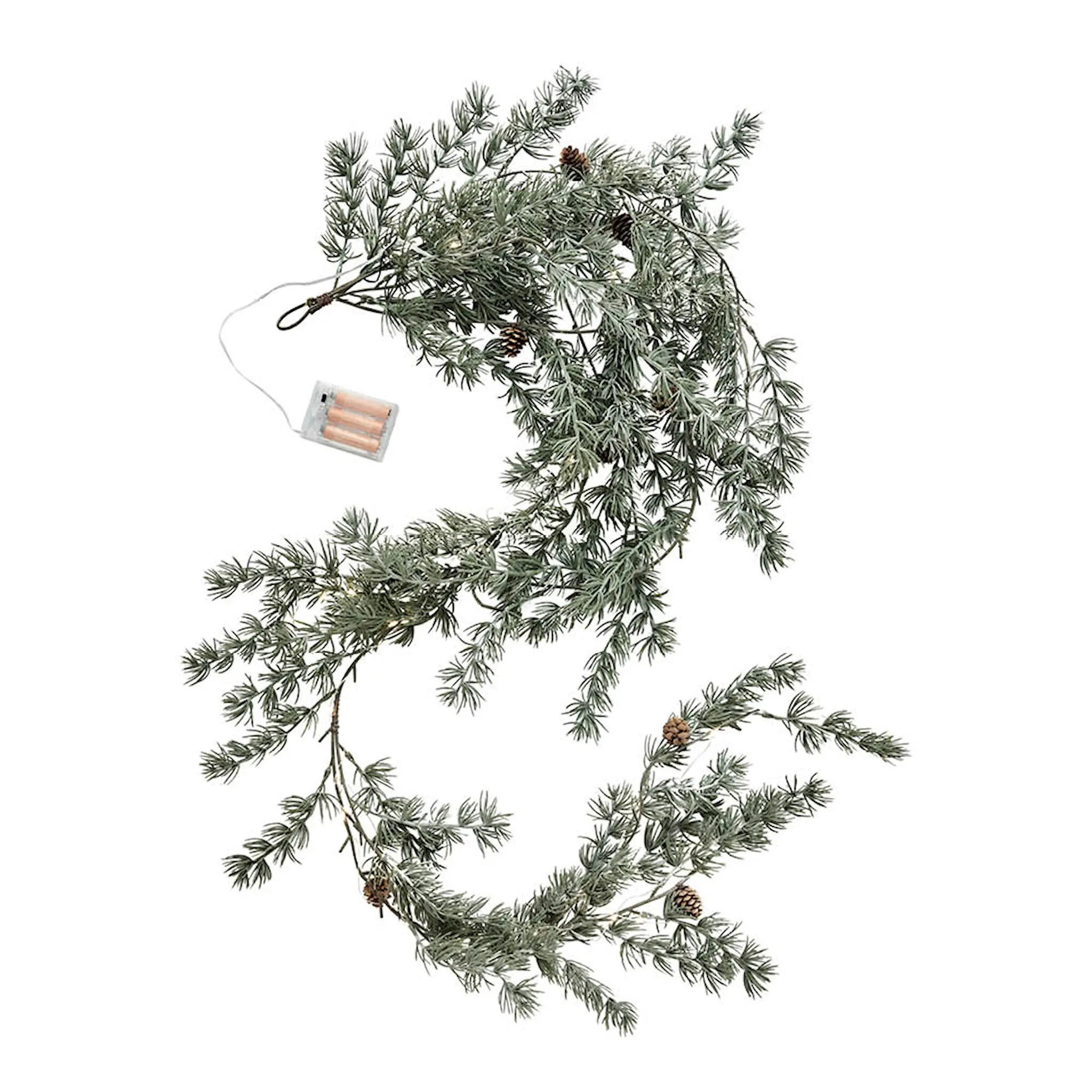 Lene Bjerre Cedille Kyönnös LED-valoilla 153 cm Vihreä