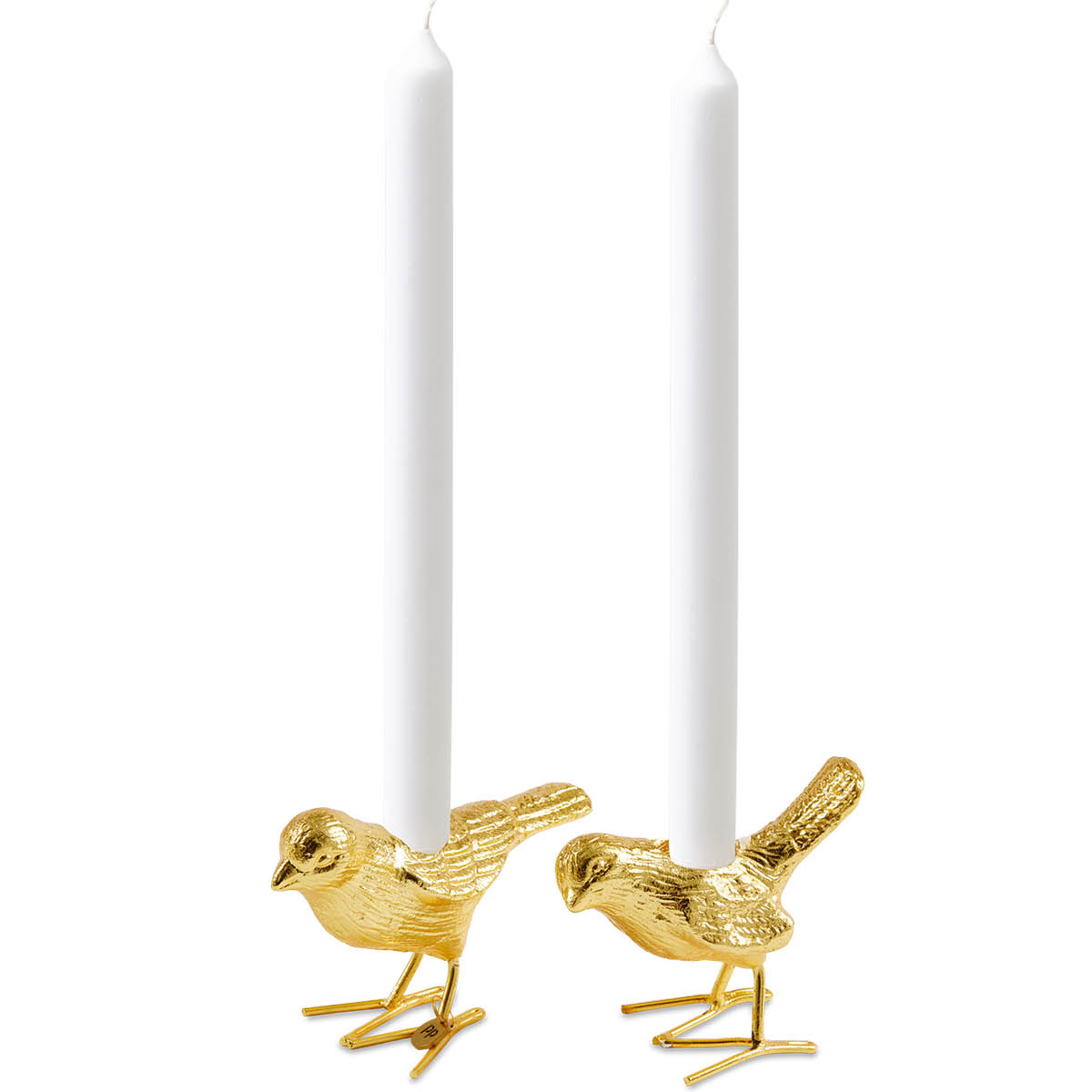 Pols Potten Flock Of Birds kynttilänjalka 12,5 cm 2 kpl kulta