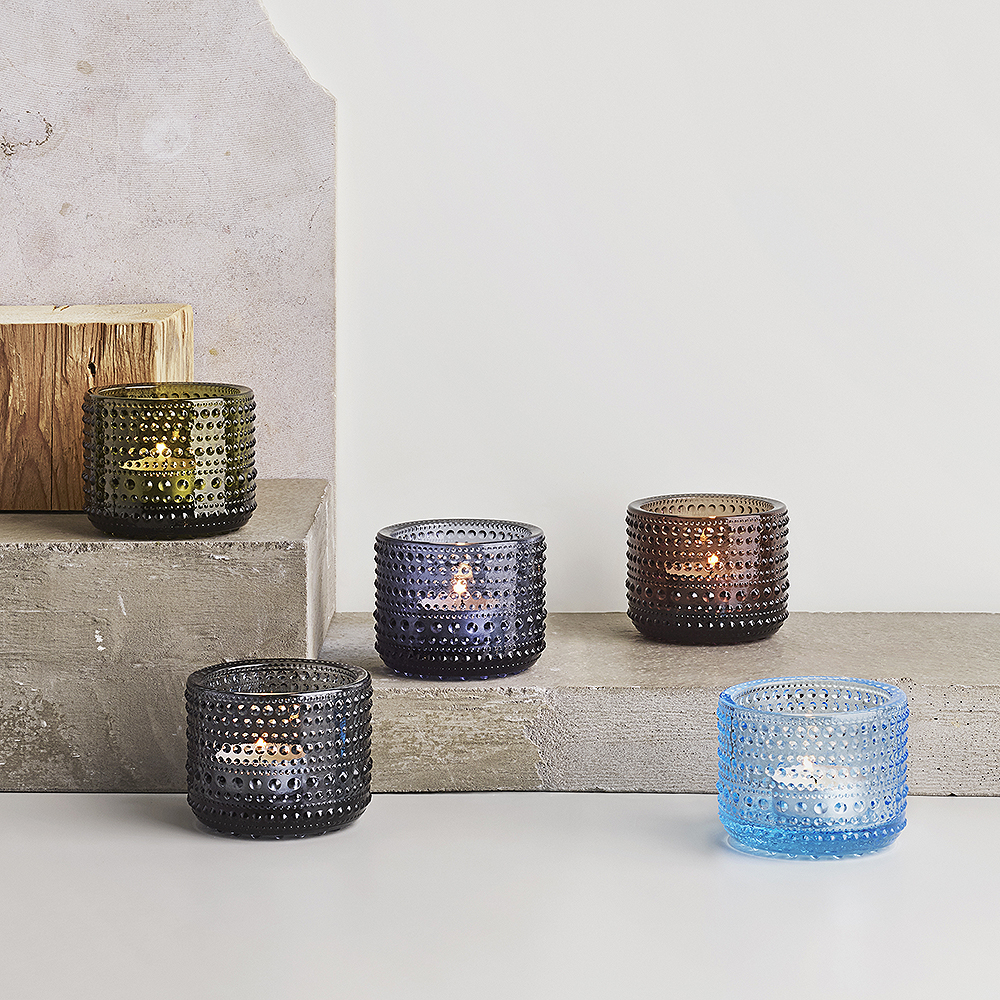 iittala Kastehelmi lyslykt 64 mm grå