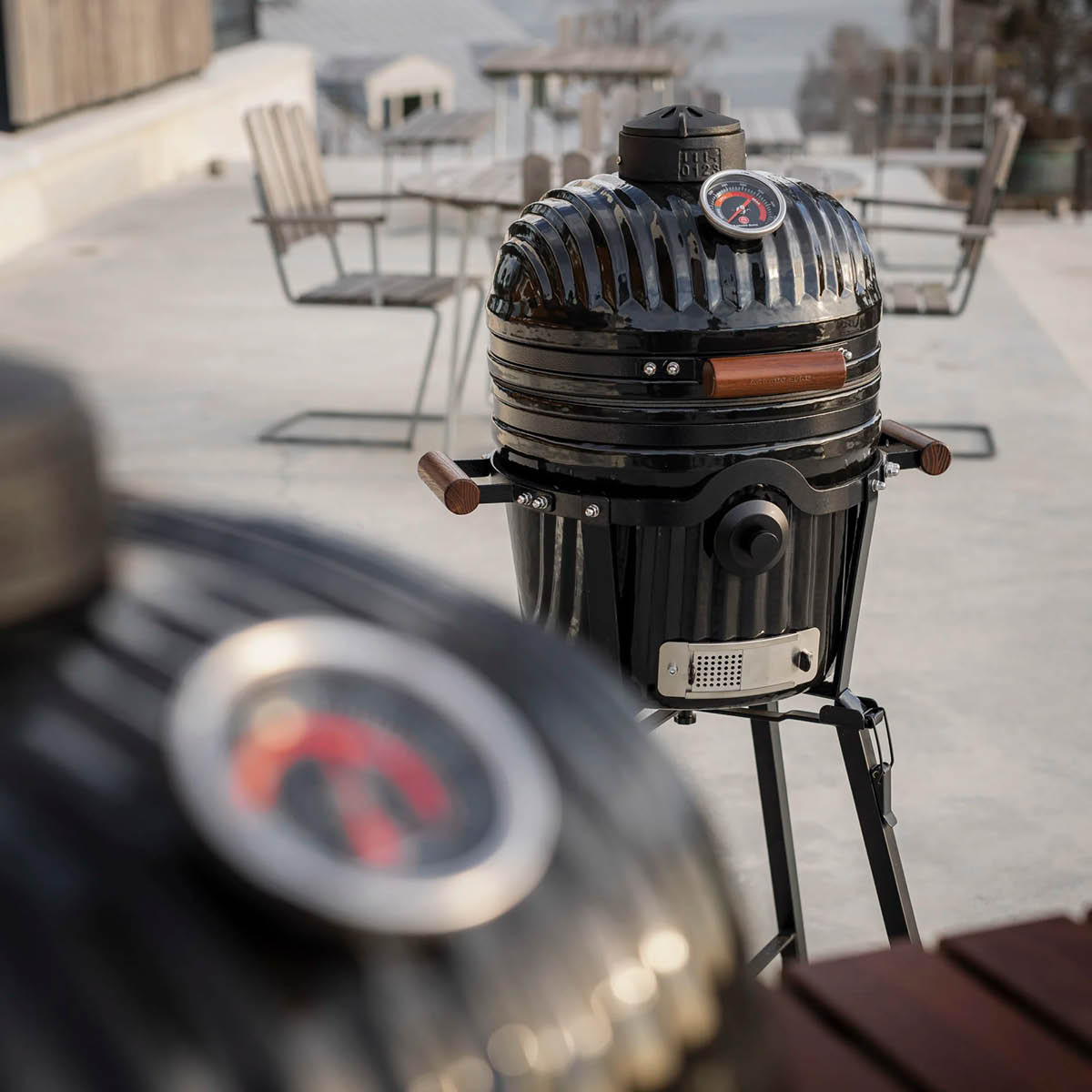 Kamado SUMO Kamado Grill Icon Junior hiiligrilli musta