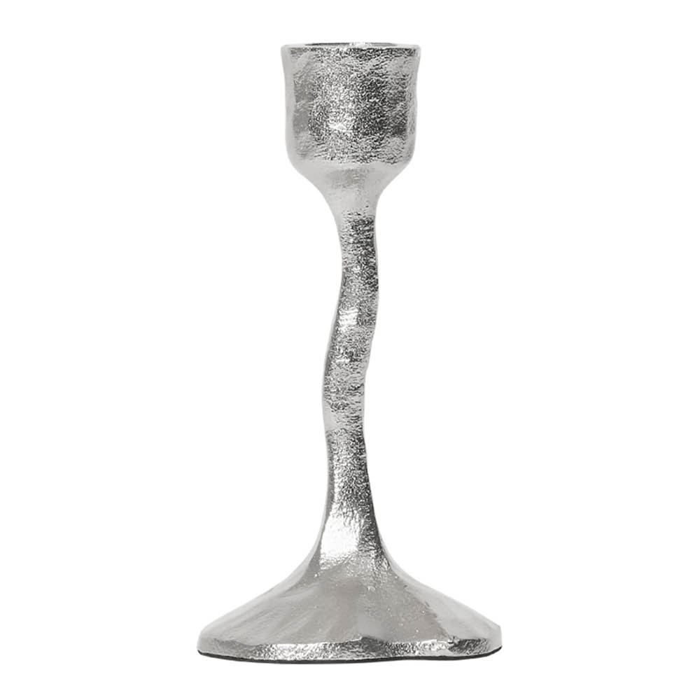 Broste Copenhagen Amy Kynttilänjalka 7,5x15 cm Hopea