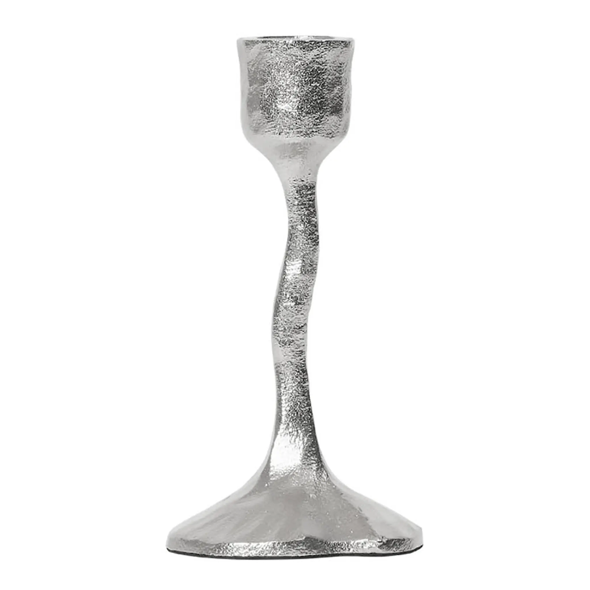 Broste Copenhagen Amy Kynttilänjalka 7,5x15 cm Hopea