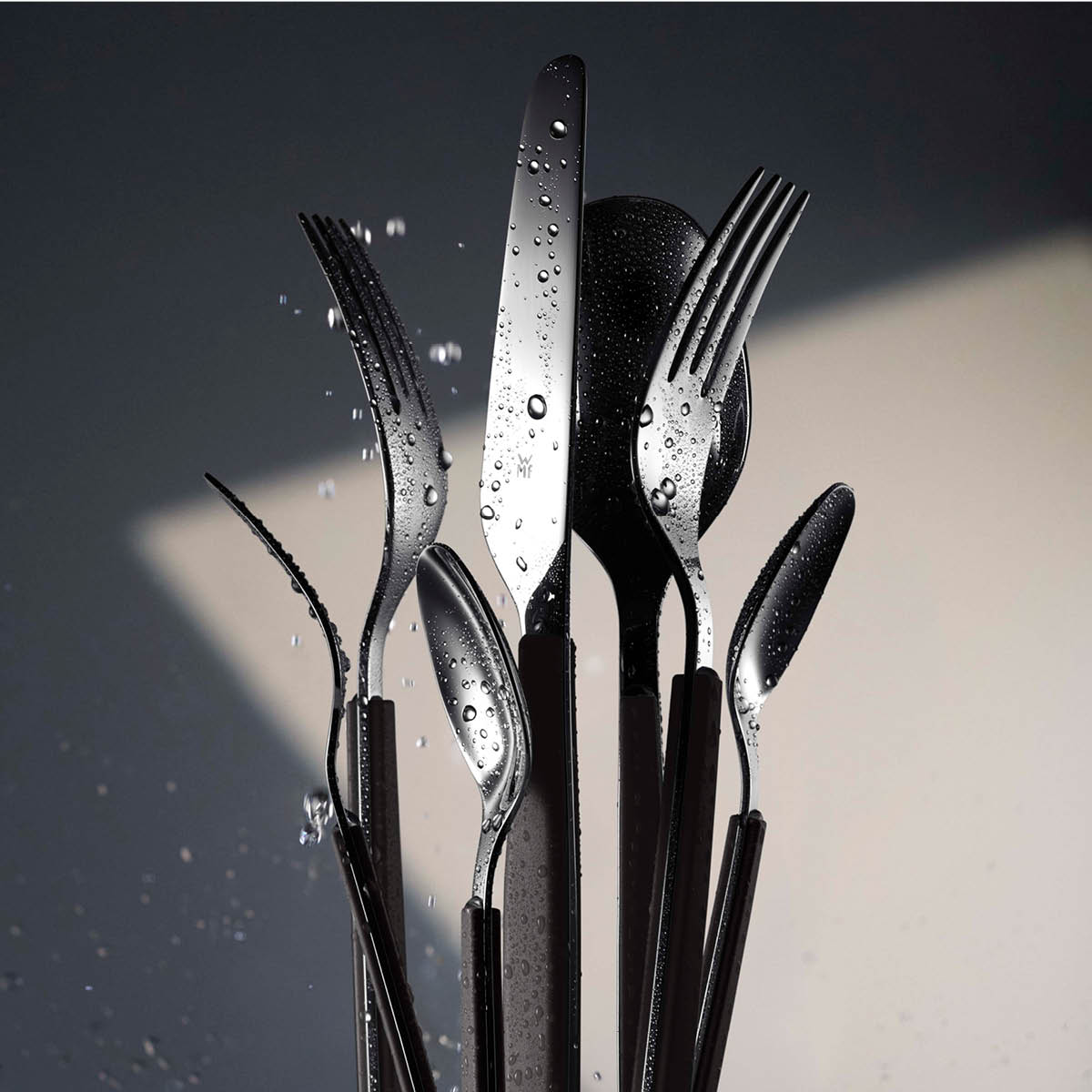 WMF Emotion bestikksett 30 deler lava black
