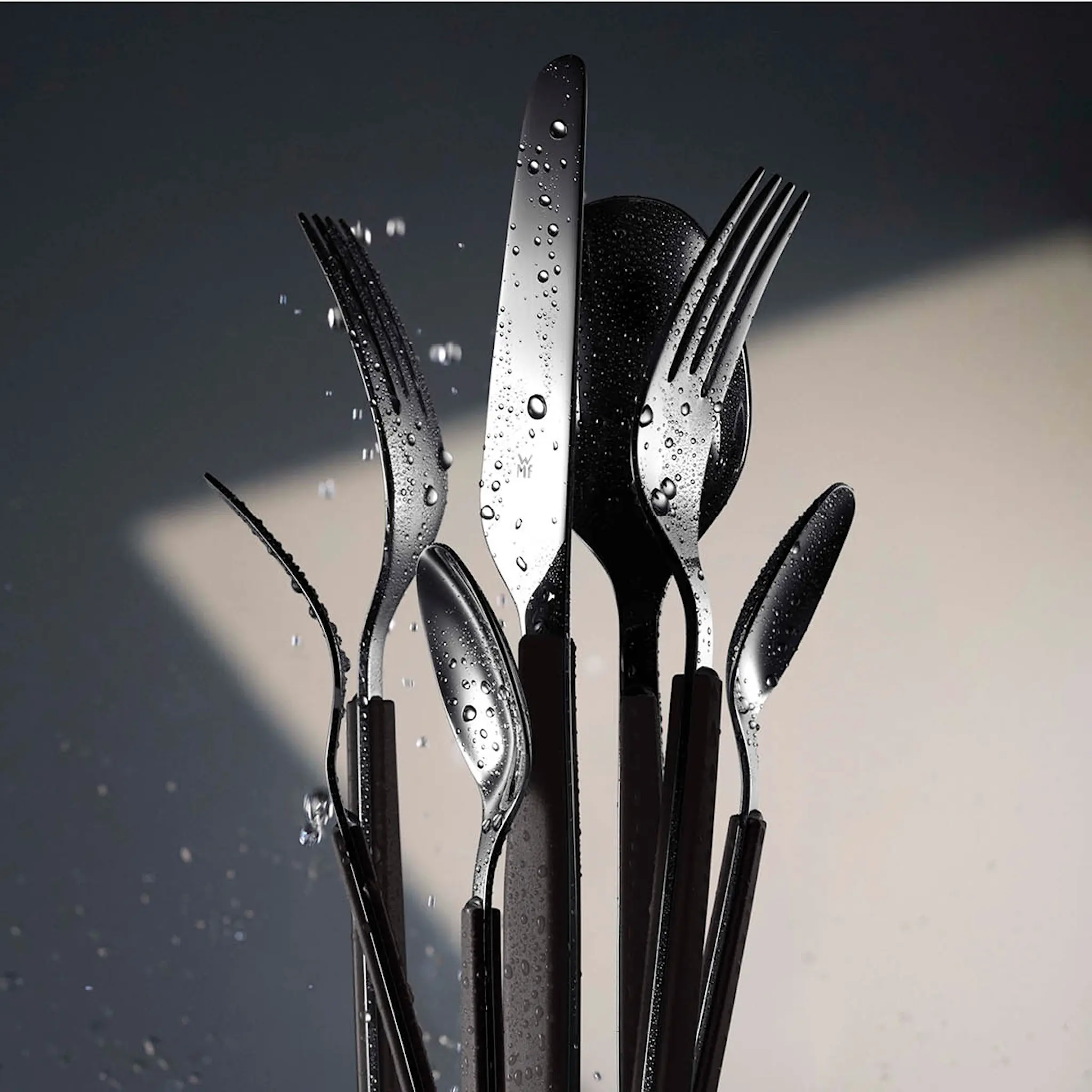 WMF Emotion bestikksett 30 deler lava black