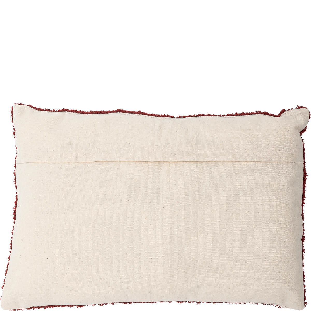 Bloomingville Olica kudde 60x40 cm röd/vit