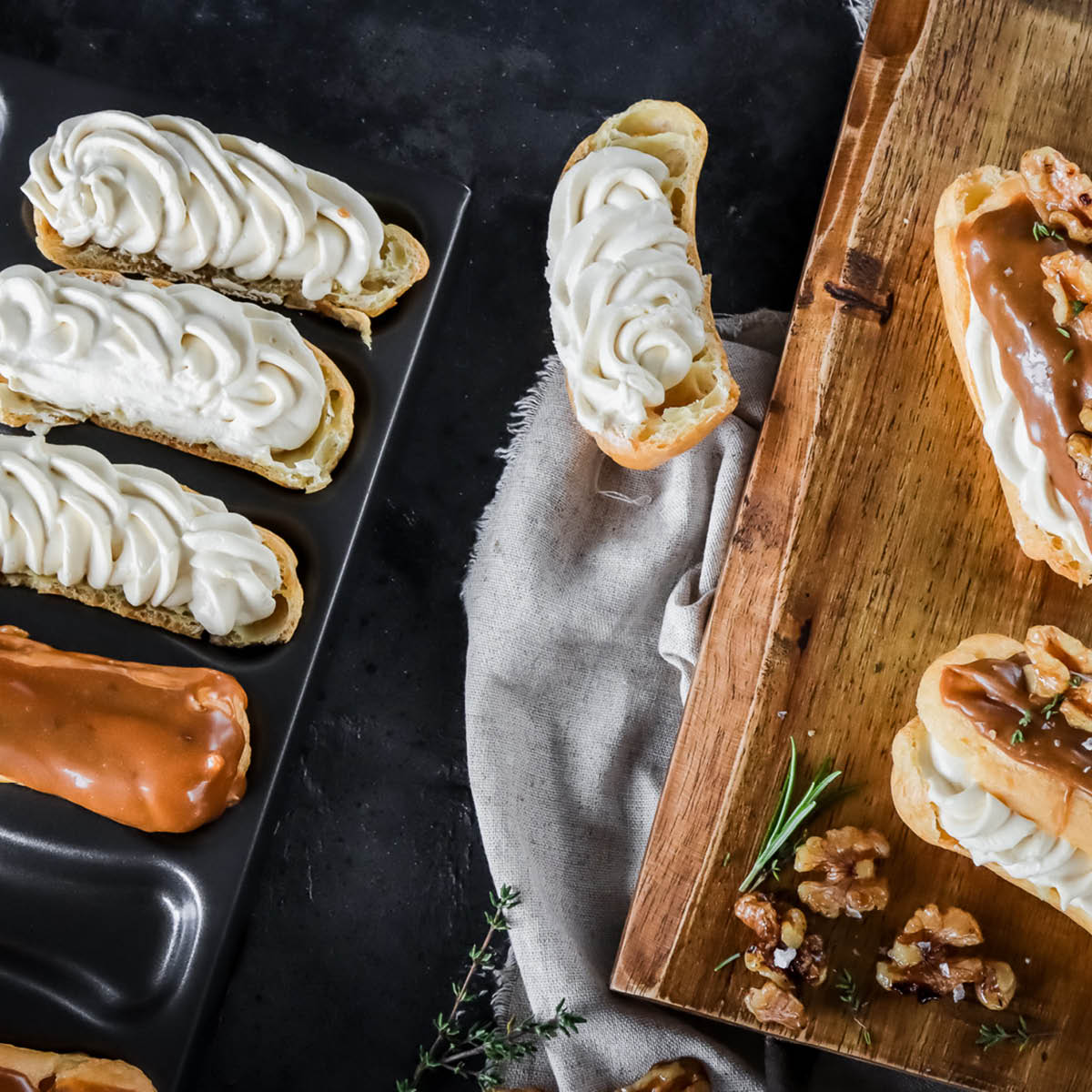 MasterClass Leivontavuoka Eclair-leivokset 31x25 cm Musta