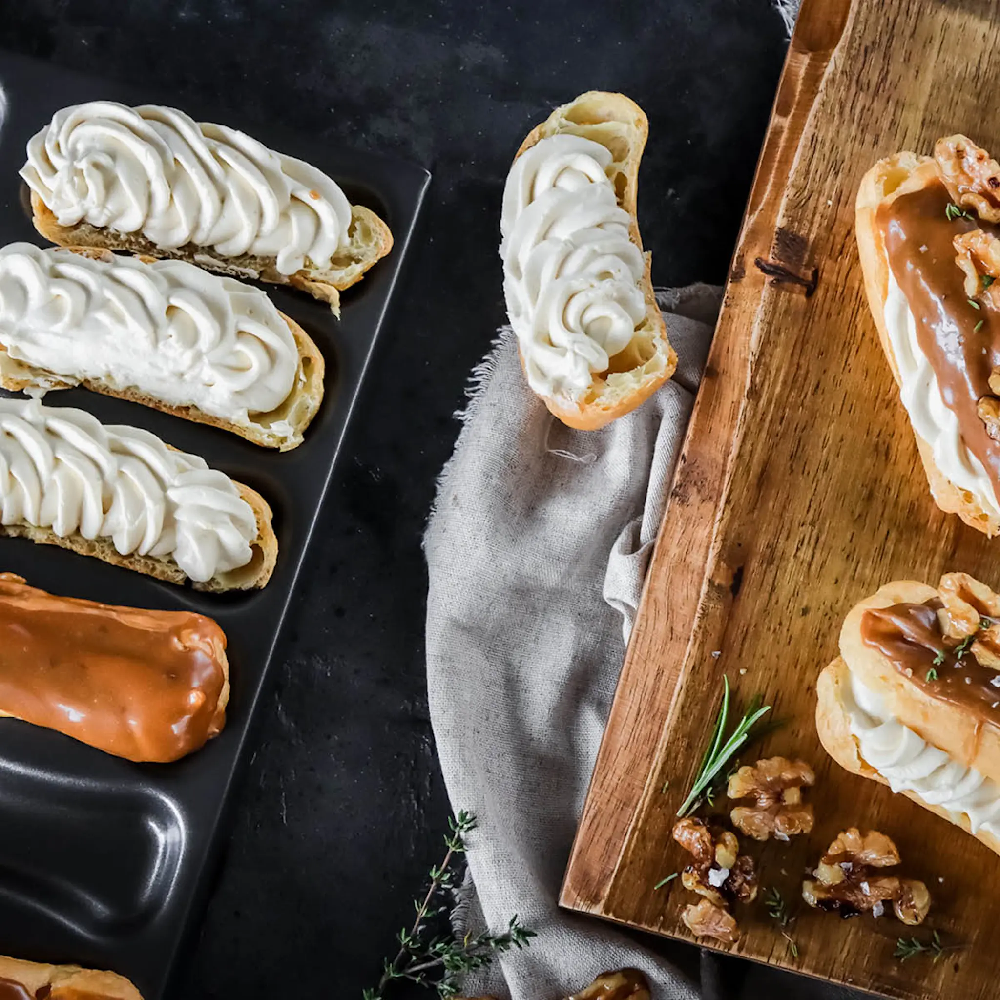 MasterClass Leivontavuoka Eclair-leivokset 31x25 cm Musta
