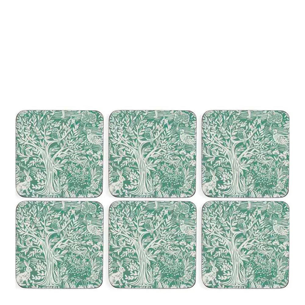 Tapestry glassbrikker 10,5 cm 6 stk sage
