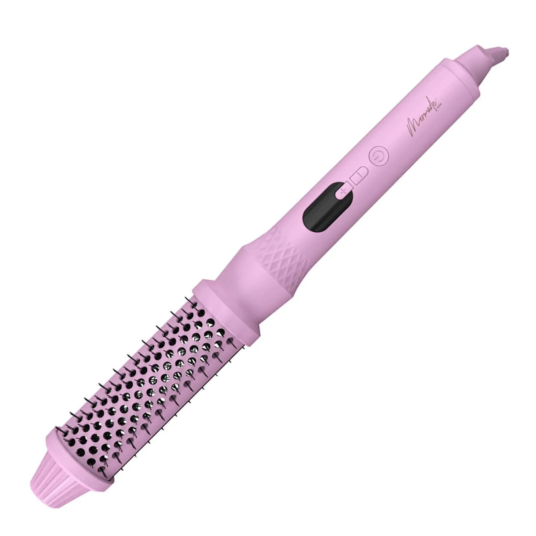 Mermade Termisk värmeborste 32 mm rosa