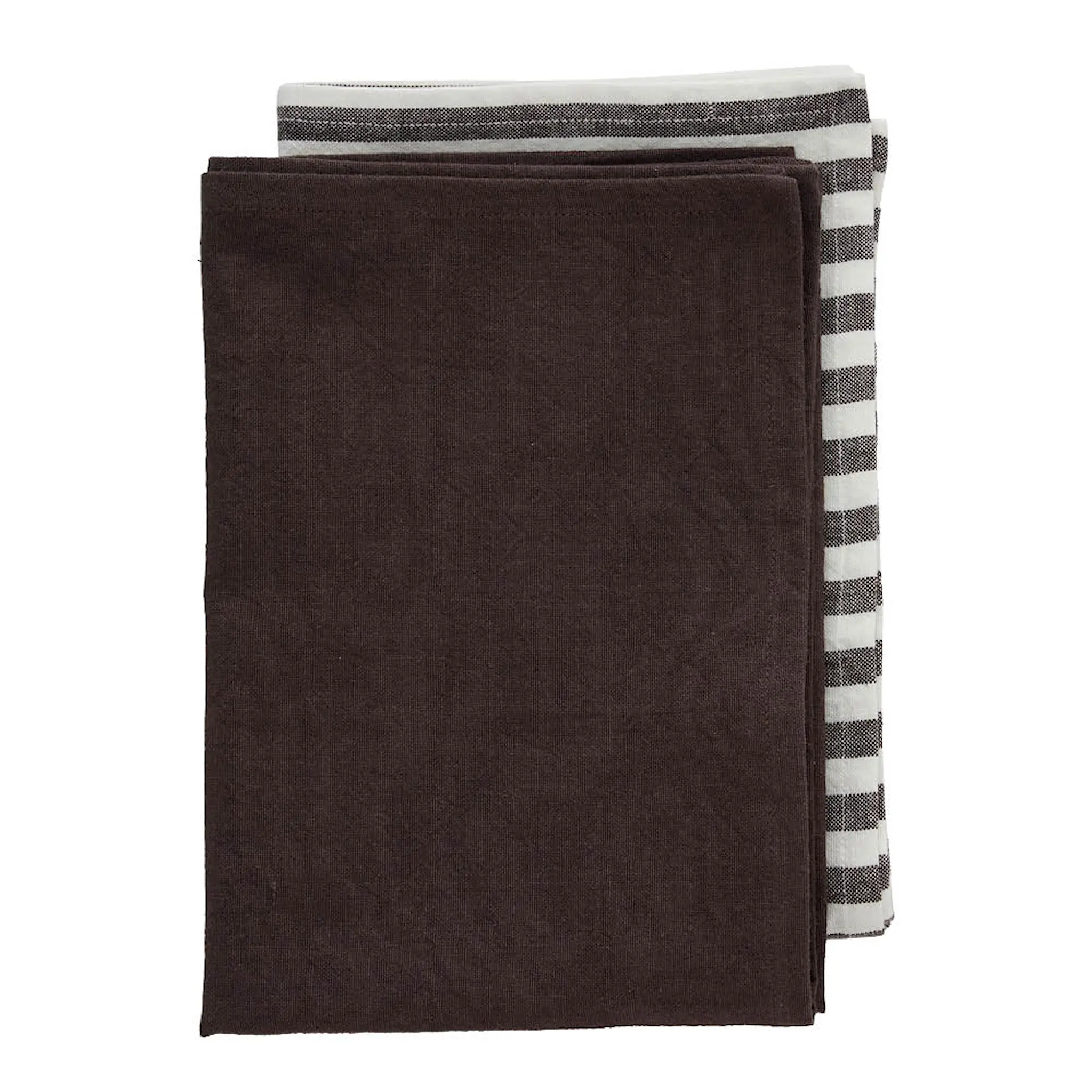 Lene Bjerre Estrille kjøkkenhåndkle 70x50 cm 2 stk brun