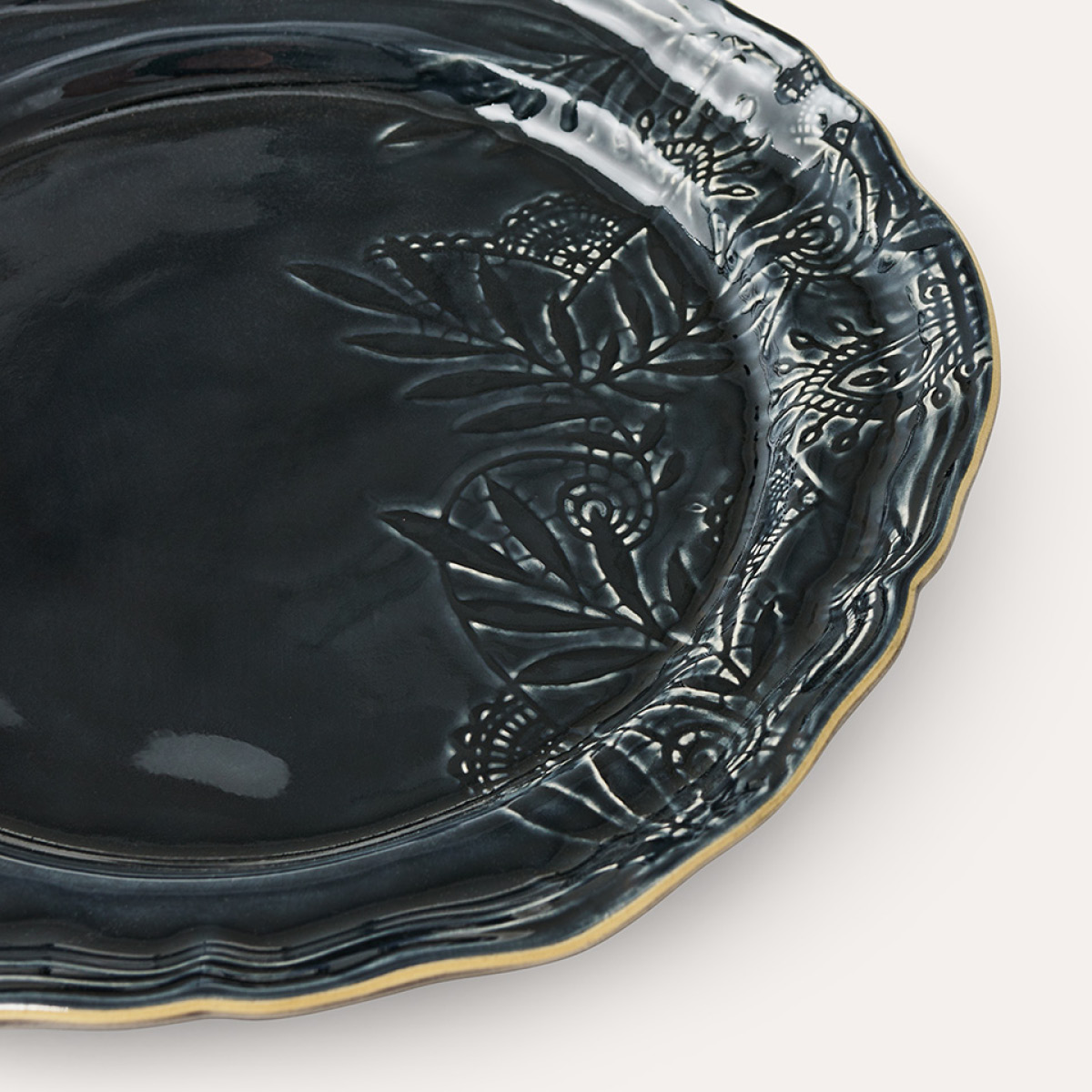 Sthål Arabesque tallerken 28 cm thunder