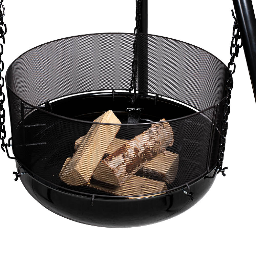 Espegard Kipinäsuoja 60 tulipataan 3 osaa Musta