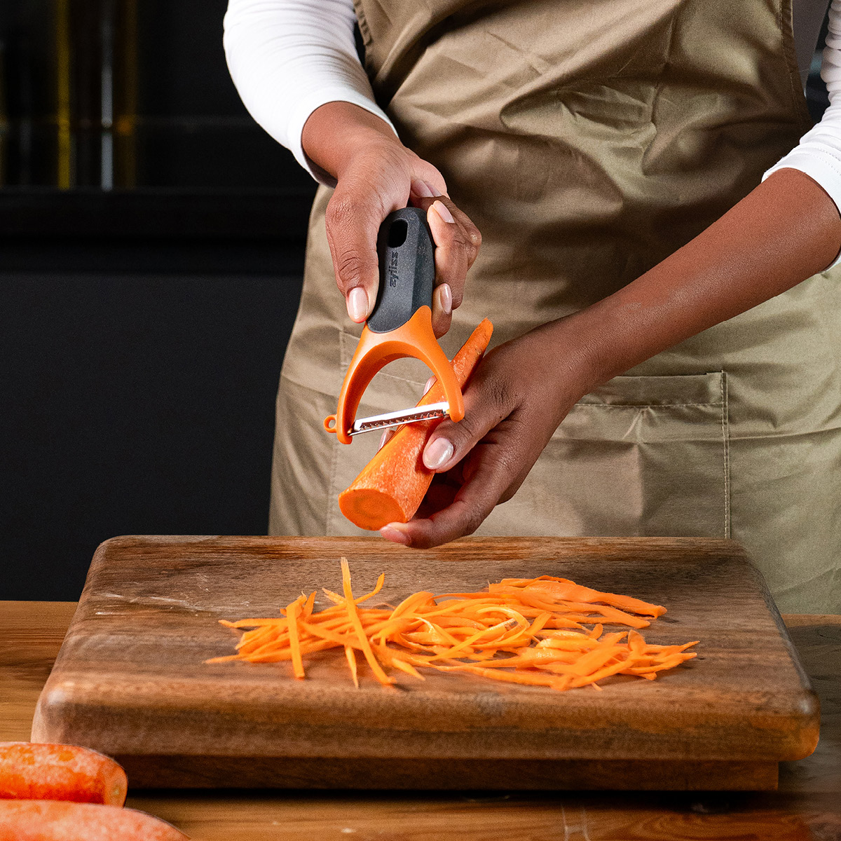 Zyliss Peelers julienneskalare grå