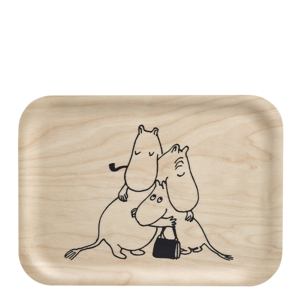 Muurla - Muumi Tarjotin 27x20 cm Muumi 80 vuotta