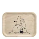 Bricka 27x20cm mumin 80 år