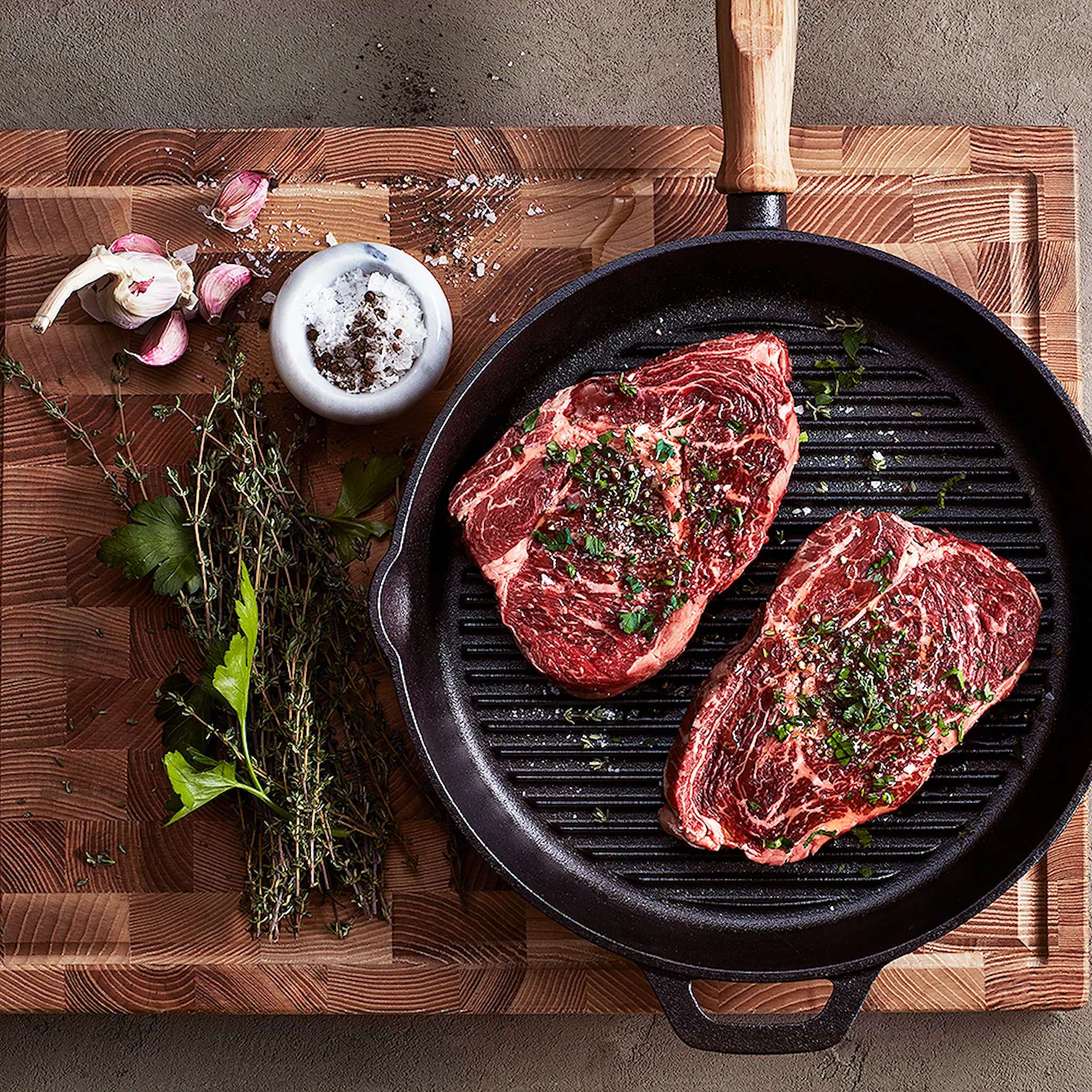 Anders Petter Stenfors grillpanne 28 cm støpejern hover