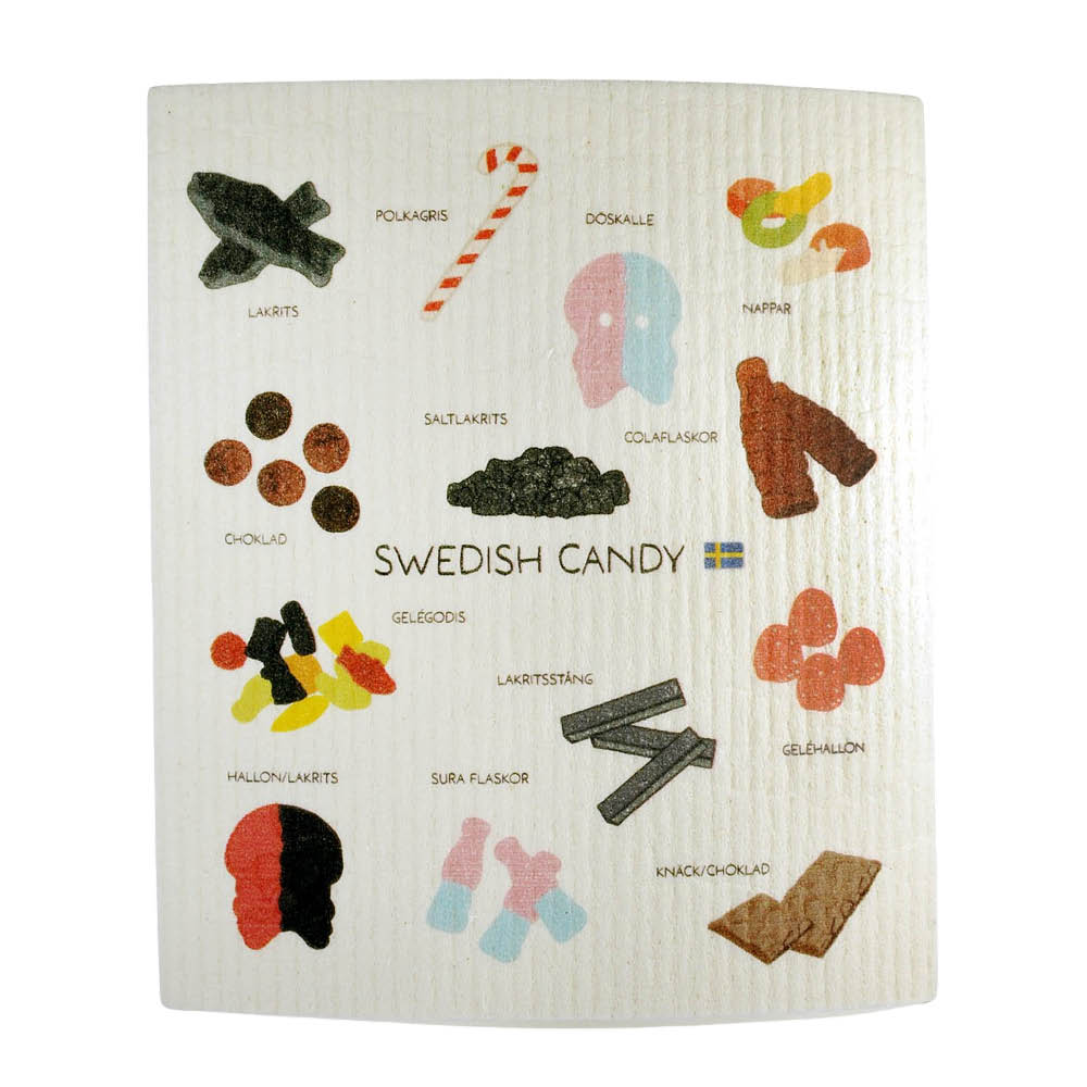 Mellow Design Disktrasa Swedish Candy 17x20 cm vit