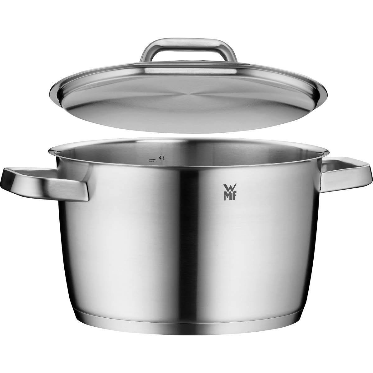 WMF Iconic låg gryta med lock 24 cm 4,2 L