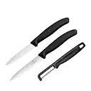 Swiss Classic knivset för grönsaker 3 delar svart