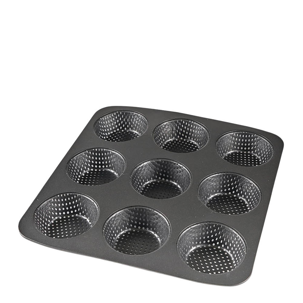Blomsterberg Bolleform for 9 boller stål