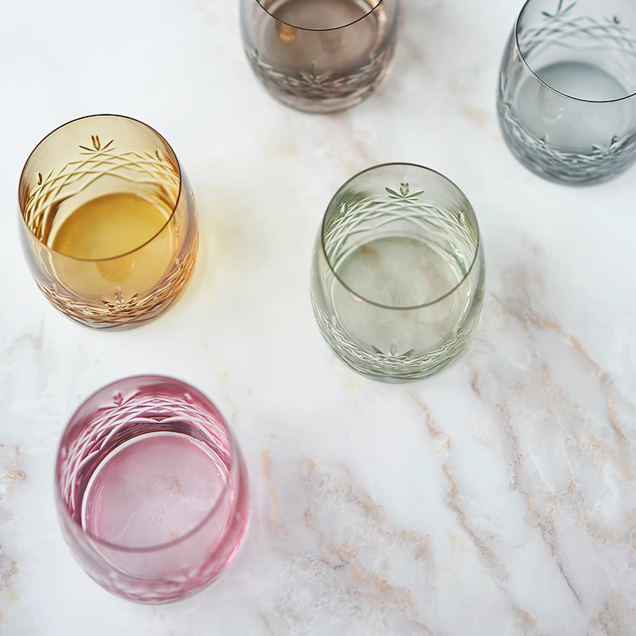 Frederik Bagger Crispy Aqua Lasi 23 cl 2 kpl Vaaleanpunainen