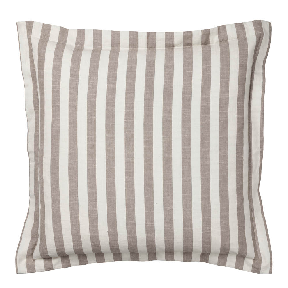 Broste Copenhagen - Marta Tyynynpäällinen 50x50 cm Taupe Warm Grey/Light Beige