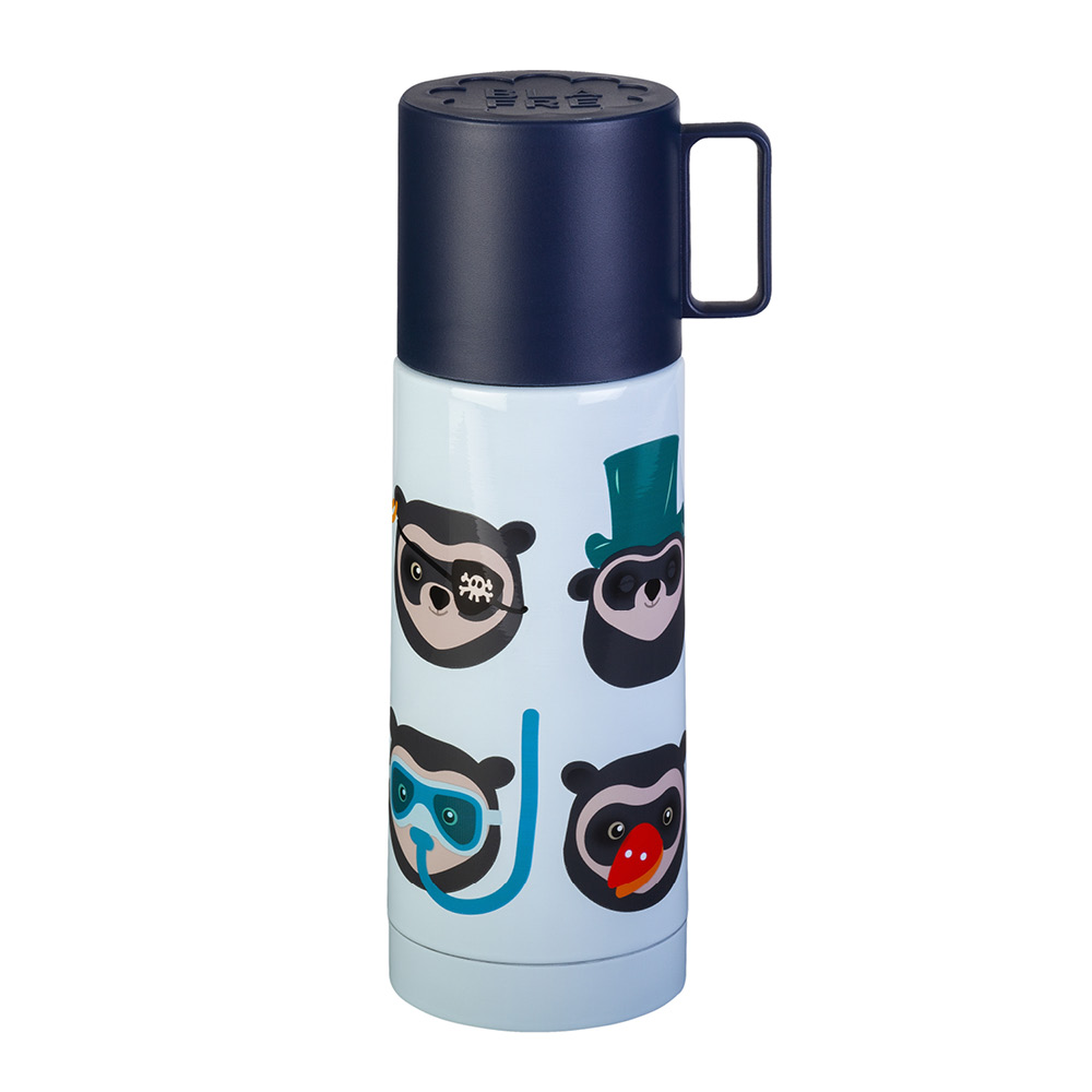 Blafre Brillebjörn termos 350 ml ljusblå