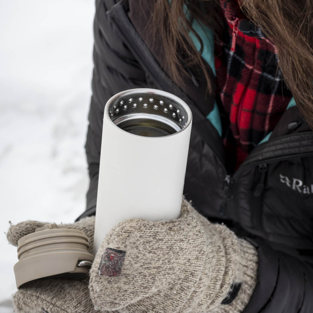 Klean Kanteen TKWide termokopp 35 cl med kafélokk tofu