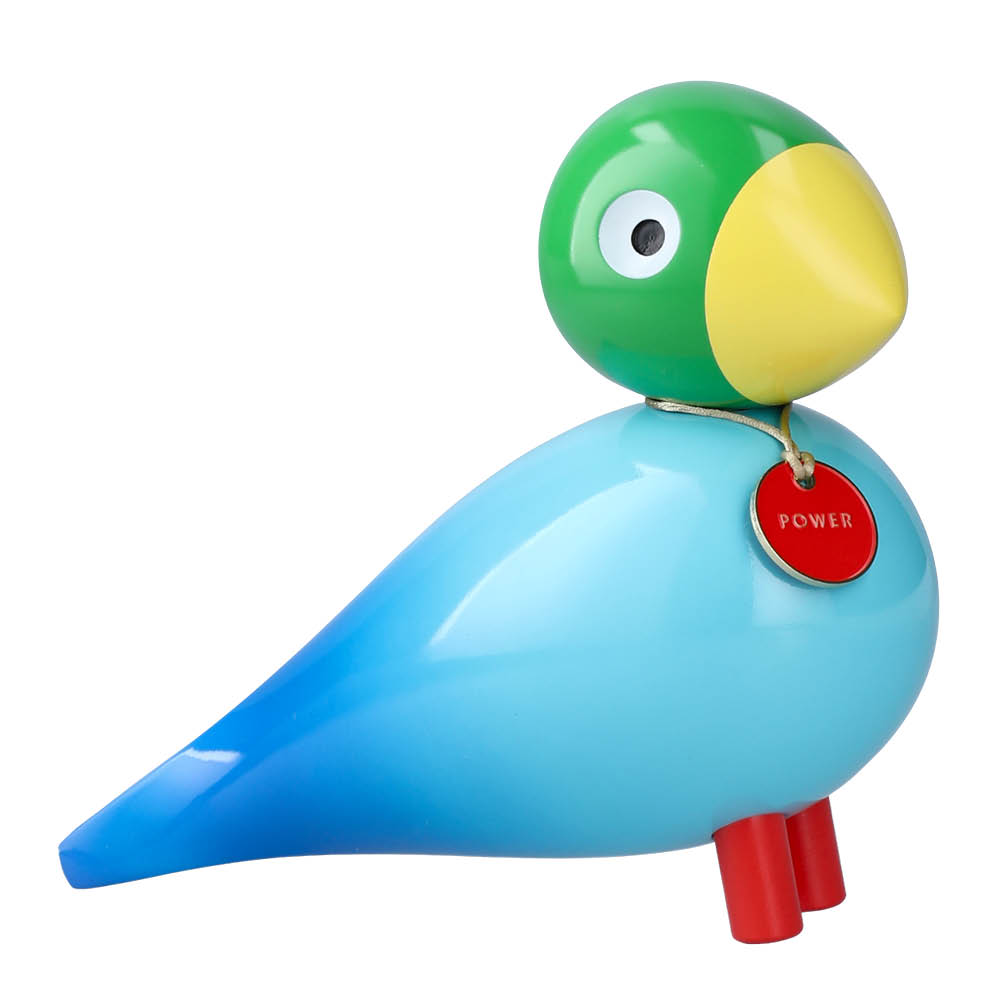 Kay Bojesen Story Bird sångfågel Power 15,5 cm blå