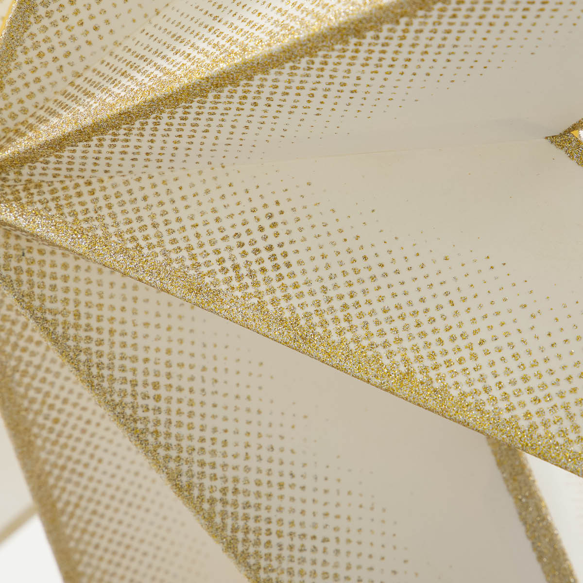 House Doctor 9 Point adventsstjärna 45 cm off-white champagne