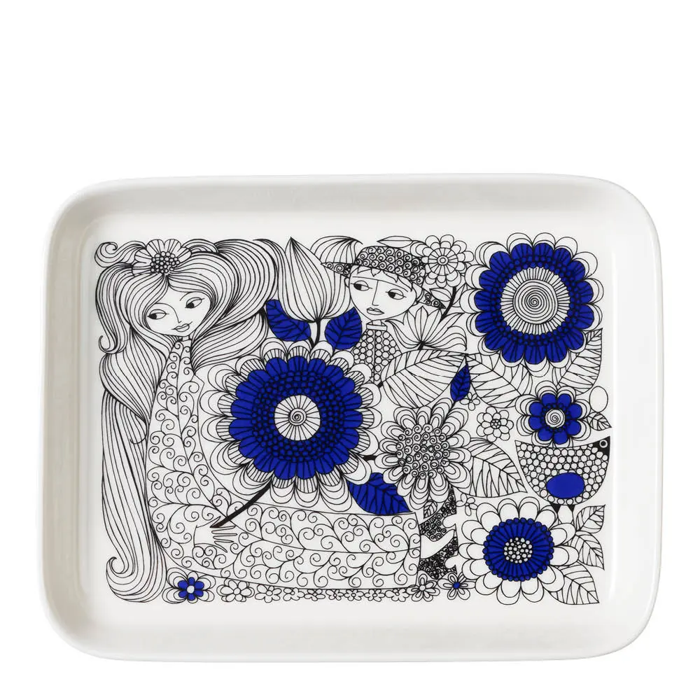 Pastoraali tallerken rektangulær 19 cm