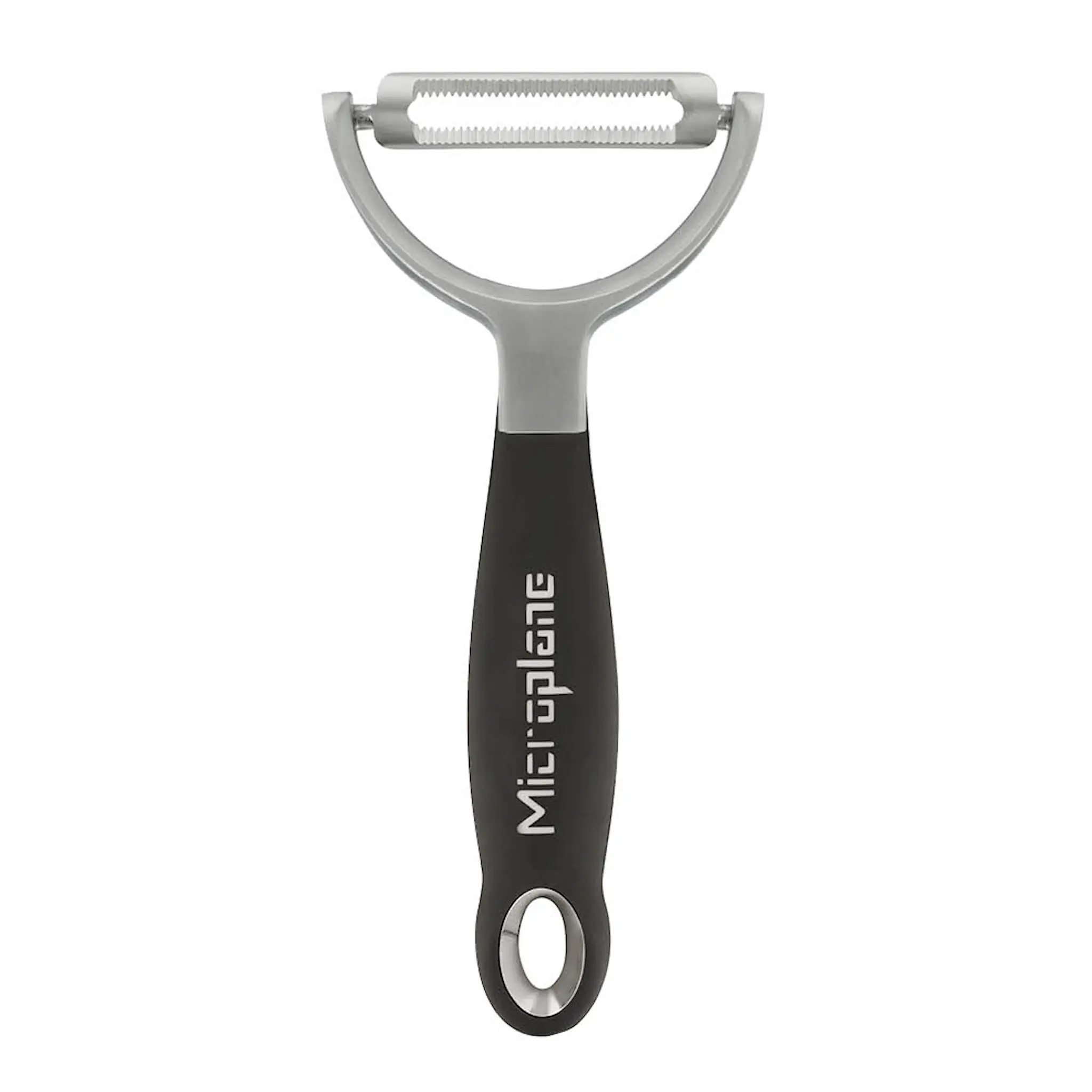 Microplane Professional Y skalare serrated svart