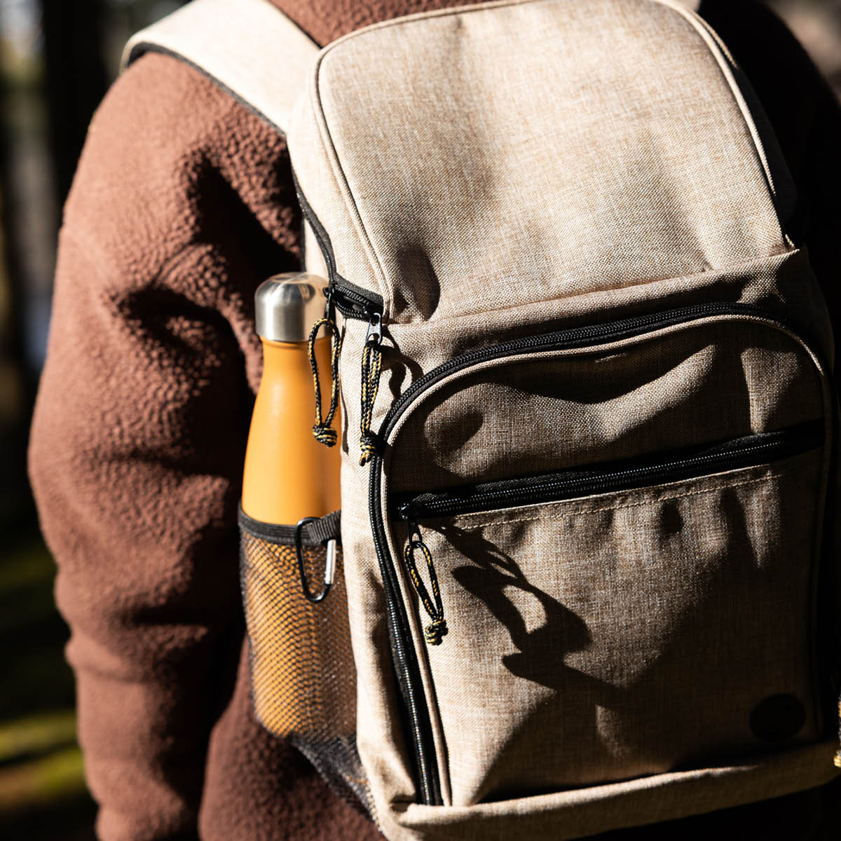 Sagaform Nils stålflaske 0,5L fudge