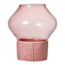 Pipanella sunburst hurricane ljuslykta 10 cm Blush