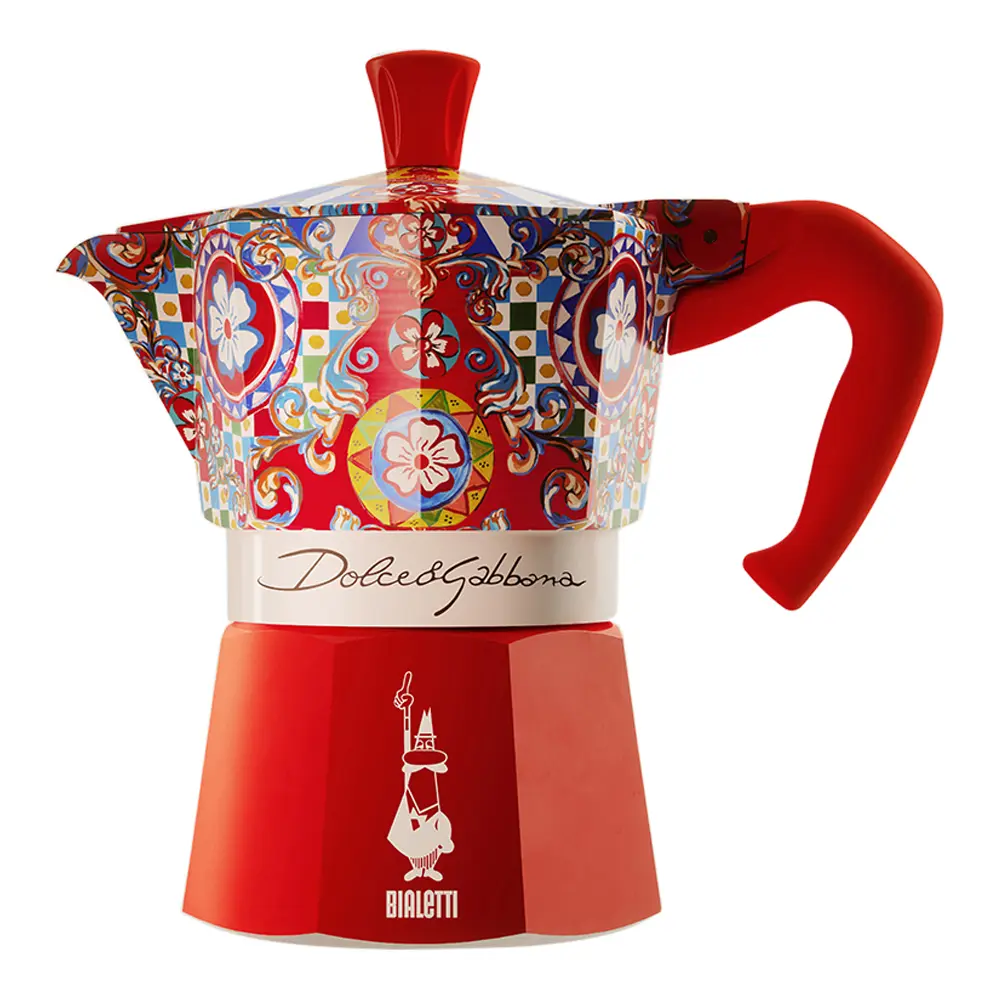 Moka express Dolce & Gabbana Mutteripannu 3 kuppia Punainen