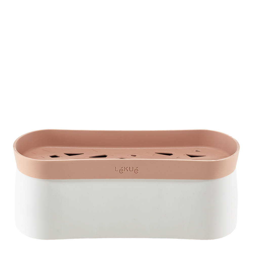 Lékué Snabbkokare för pasta i mikrovågsugn 1,5 L terracotta