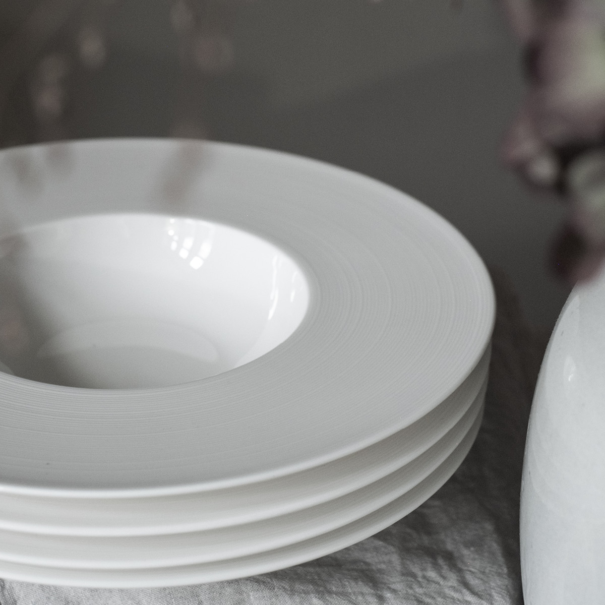 Royal Porcelain Blanche Syvä lautanen 26 cm Valkoinen