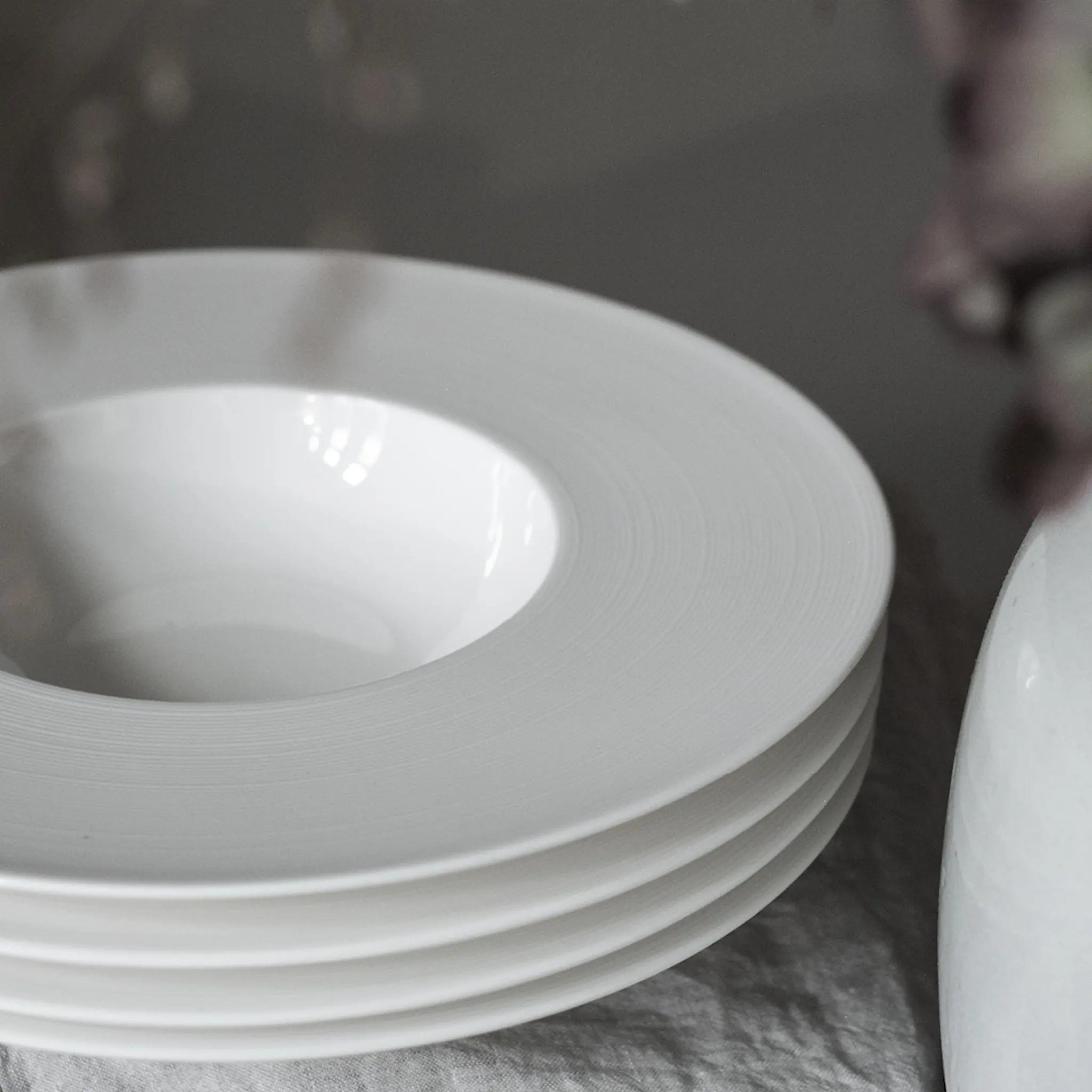 Royal Porcelain Blanche Syvä lautanen 26 cm Valkoinen