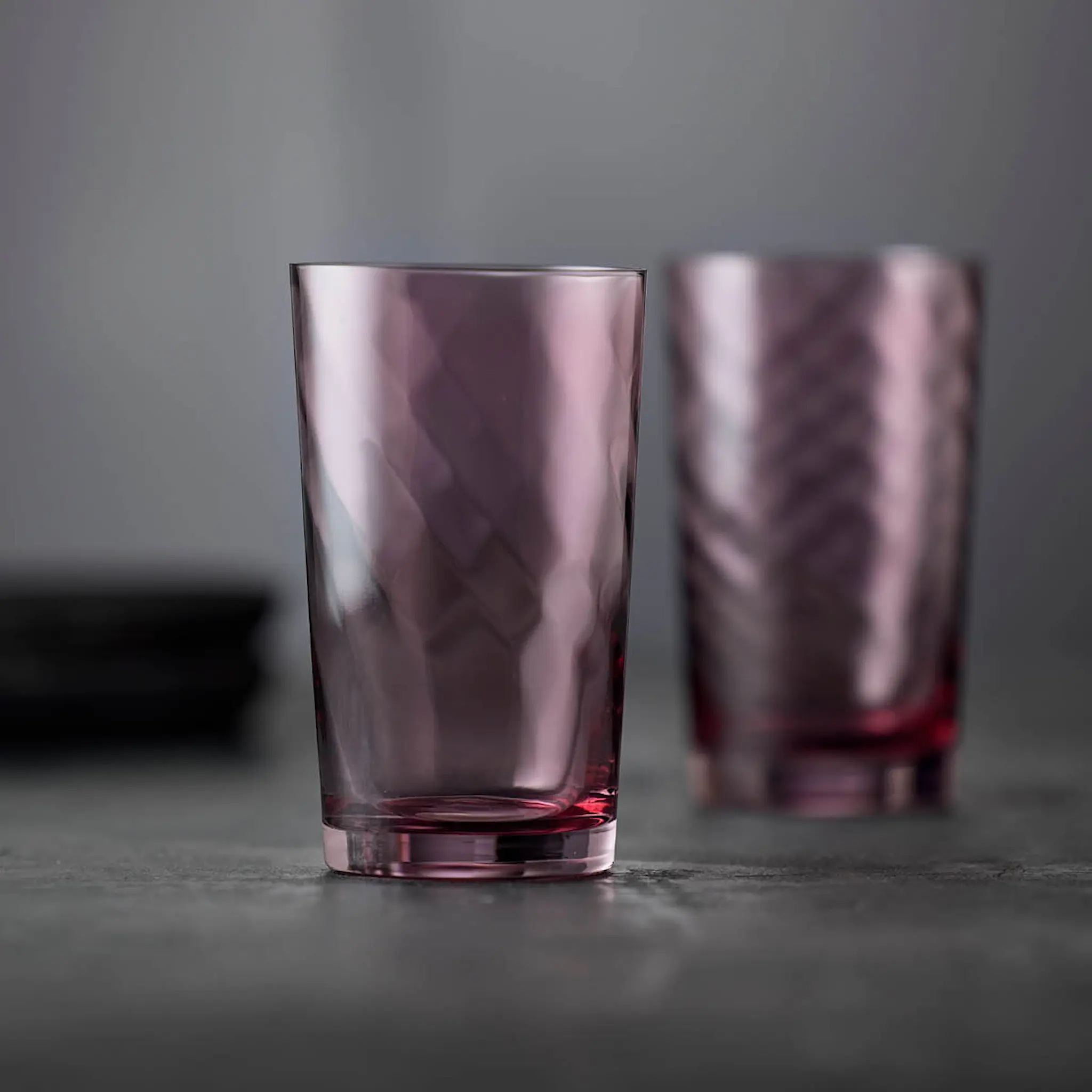 Lyngby Glas Vienna highball glass 40 cl 4 stk lilla