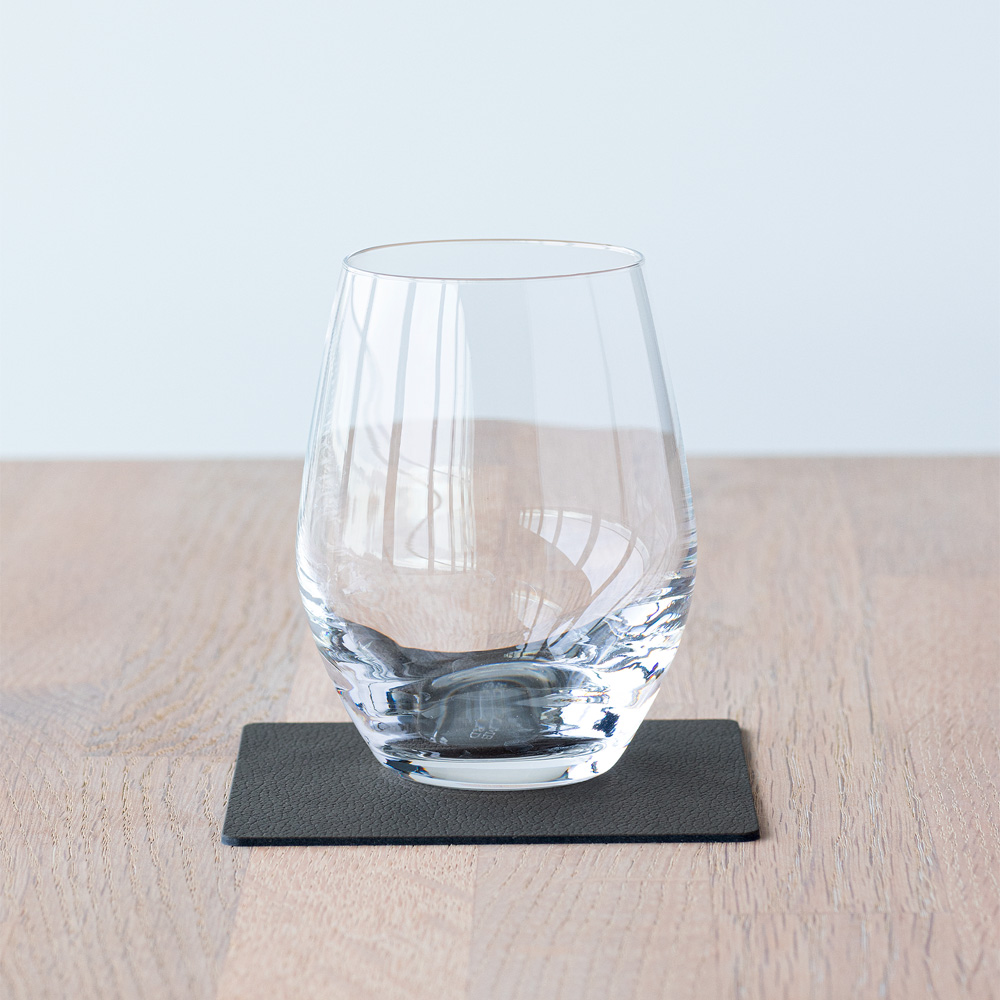 LIND DNA Nupo Square Glasunderlägg 10x10 cm Caviar