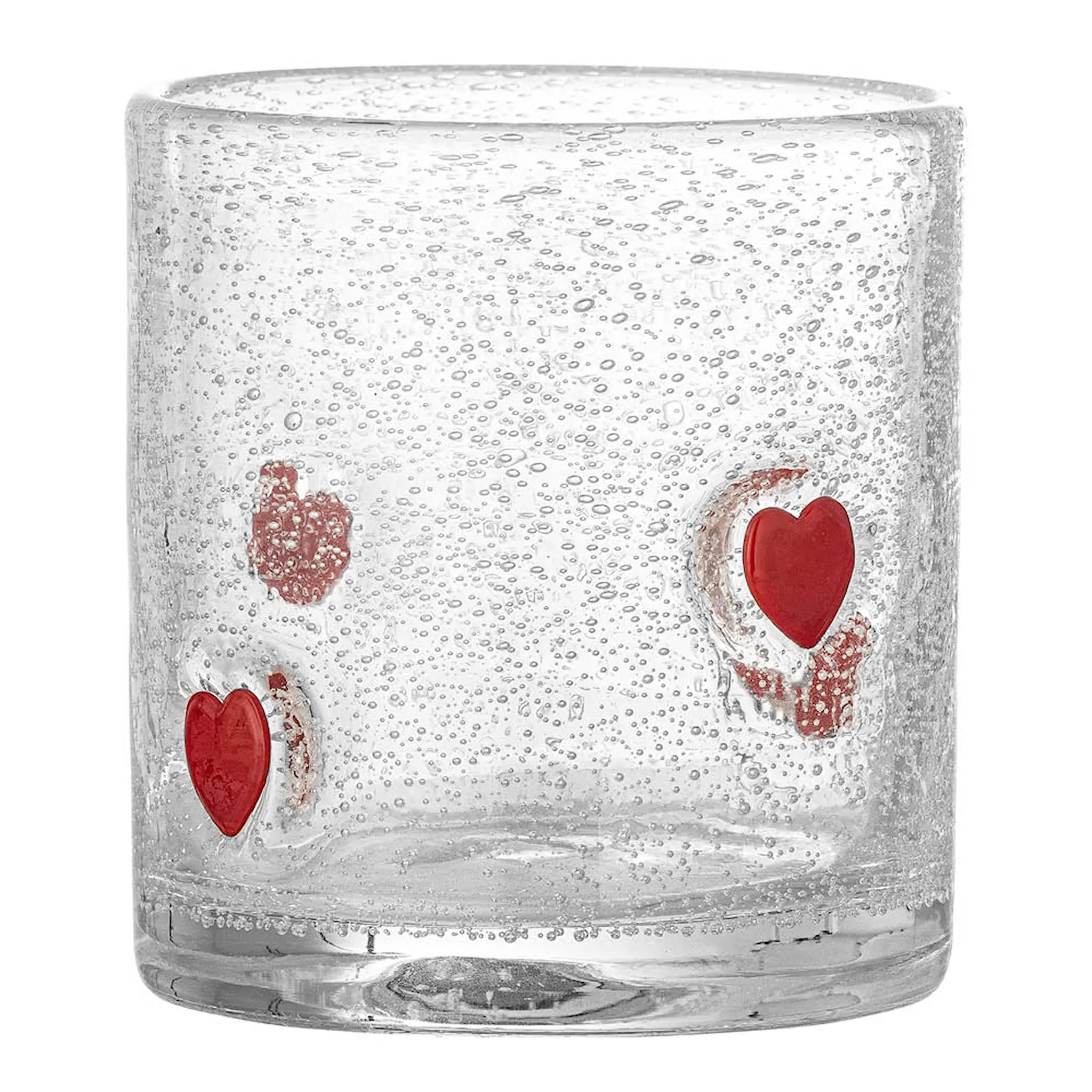 Bloomingville Debra dricksglas 37 cl hjärta