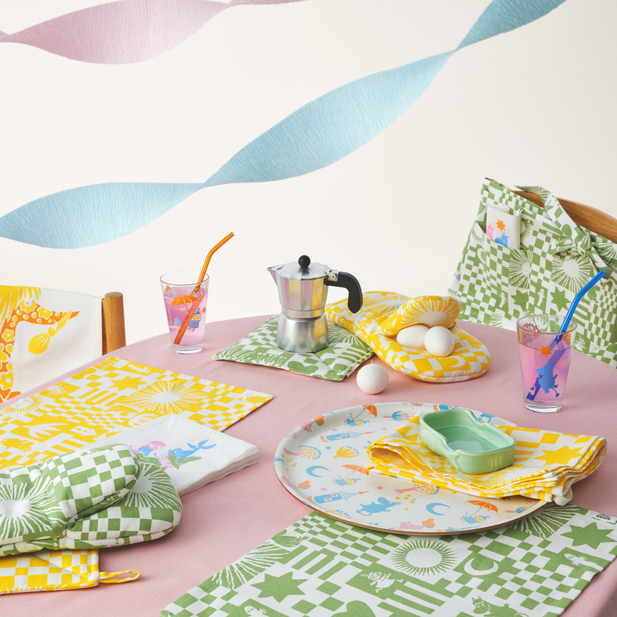 Moomin Arabia Mummi Fest forkle grønn