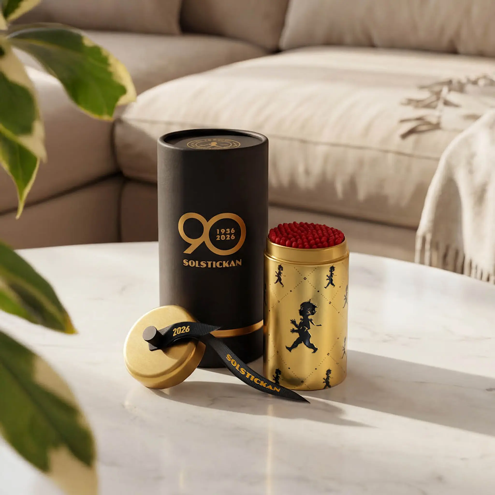 SOLSTICKAN Tulitikkupurkki vuosi 2026