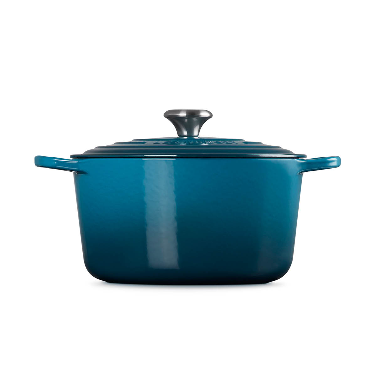 Le Creuset Signature støpejernsgryte rund 26 cm 6,3L deep teal