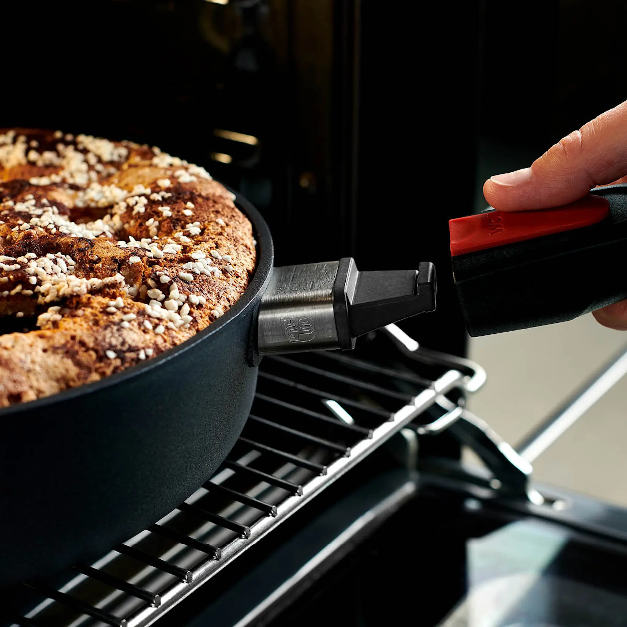 Woll Diamond Lite Paistinpannusetti 24+28 cm Musta